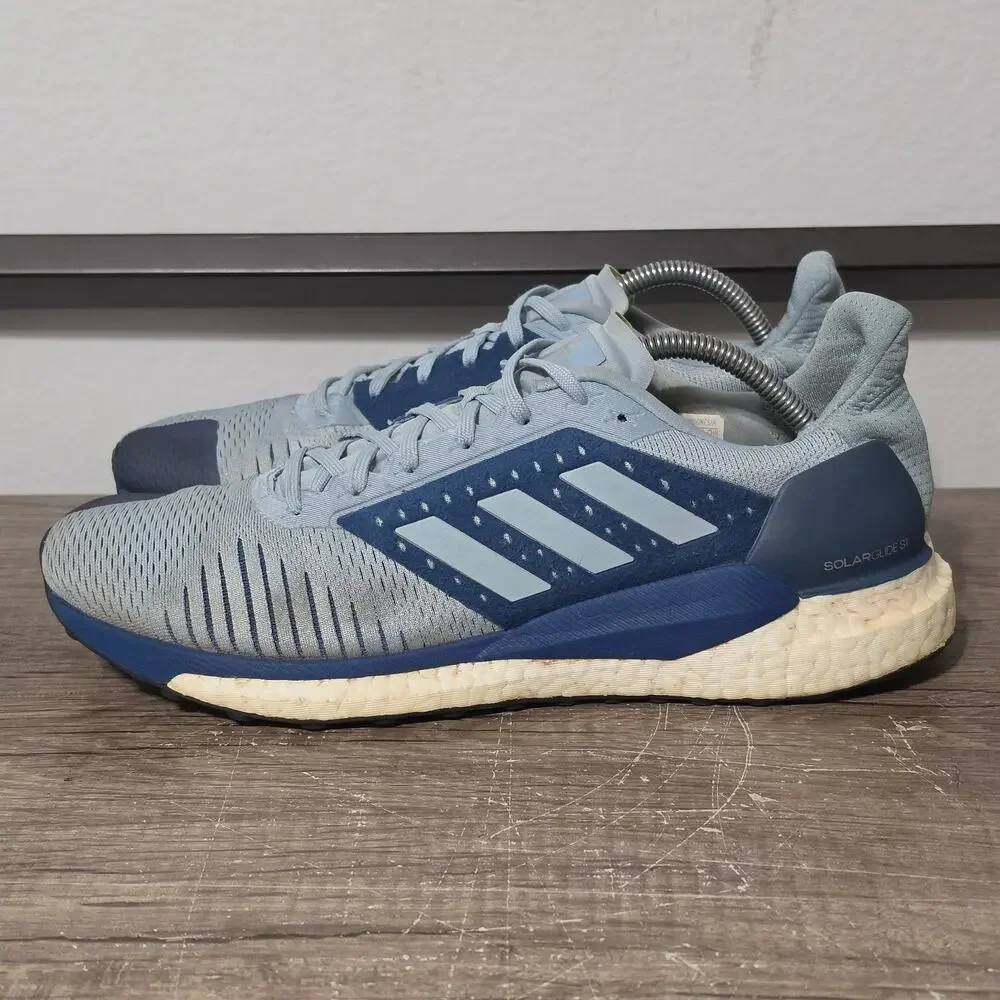 Adidas Solar Glide ST Men's Athletic Running Shoes Sneakers Size 10.5 Blue